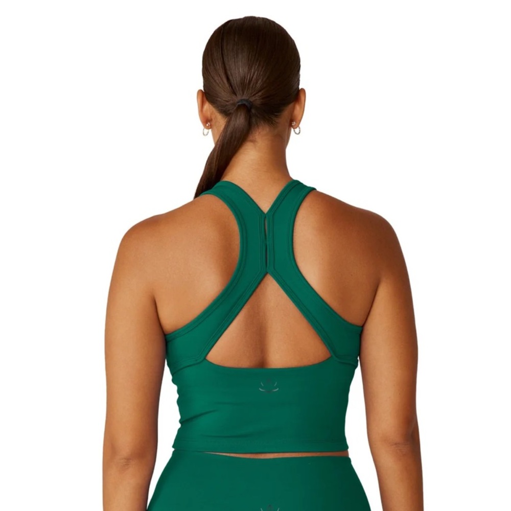 Beyond Yoga Powerbeyond Strive crop tank, small, green - Picture 3 of 7
